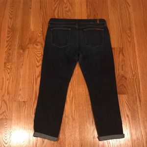 7 for all Mankind cropped slim straight jeans